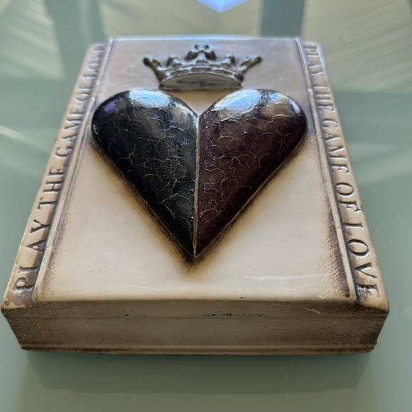 Sid Dickens Retired “Heart and Crown” Memory Block Tile T-66 - Picture 2 of 8